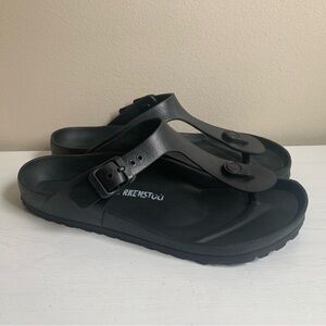 Birkenstock Gizeh EVA Black Sandals Size 39/8